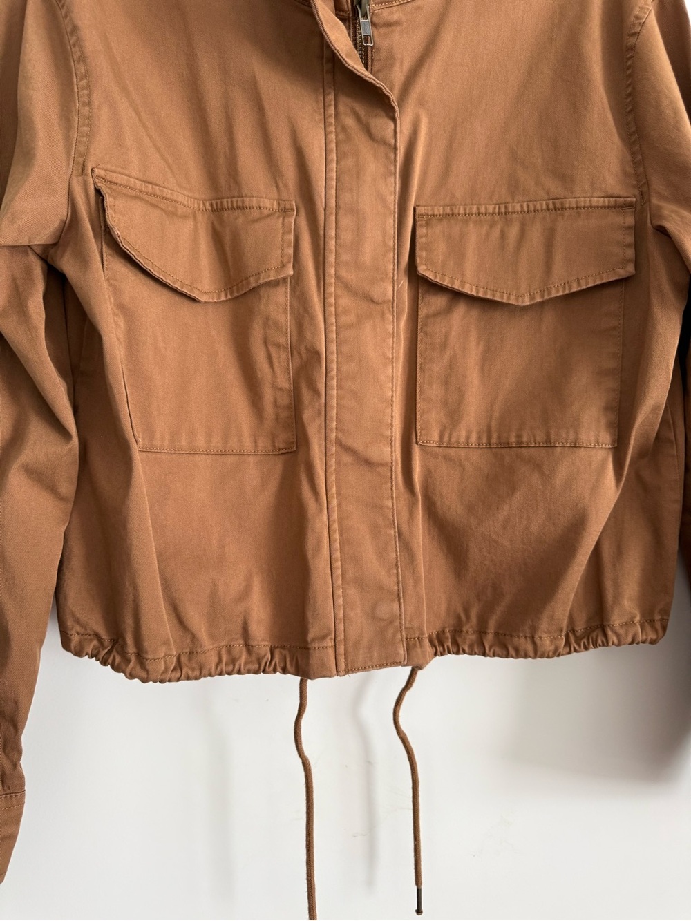 Sanctuary Cotton-Blend Utility Jacket in Brown
